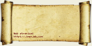 Jeremija Ristanović vizit kartica